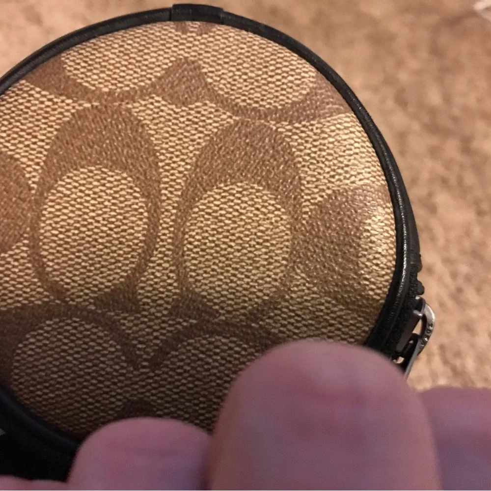 Coach signature coated